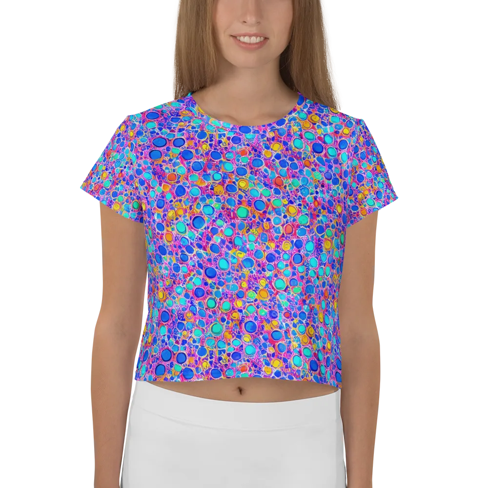 Prism Pollen on Crop Tee — Front