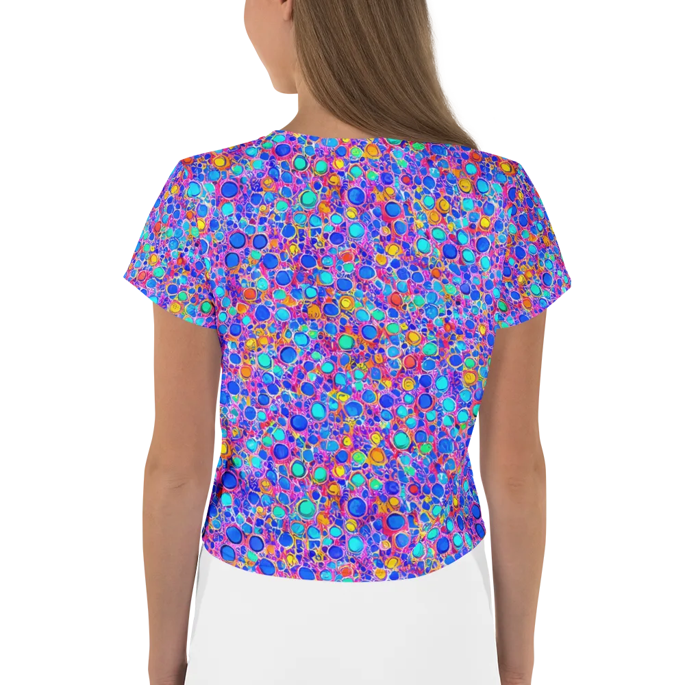 Prism Pollen on Crop Tee — Back