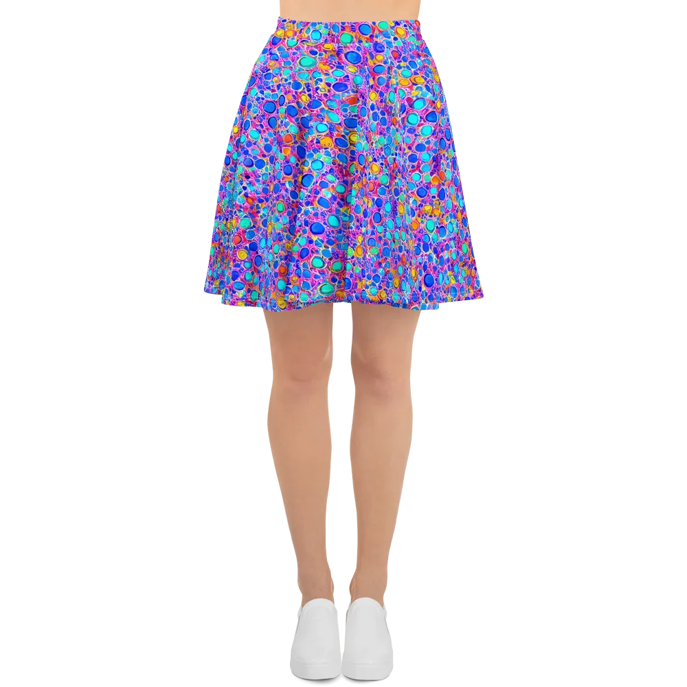 Prism Pollen on Skater Skirt — Front
