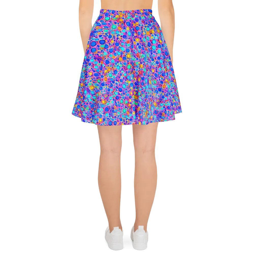 Prism Pollen on Skater Skirt — Back