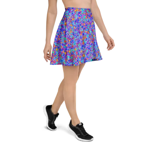 Prism Pollen on a Skater Skirt