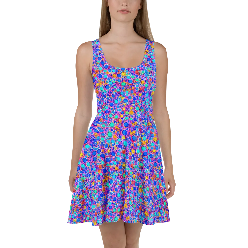 Prism Pollen on Skater Dress — Front