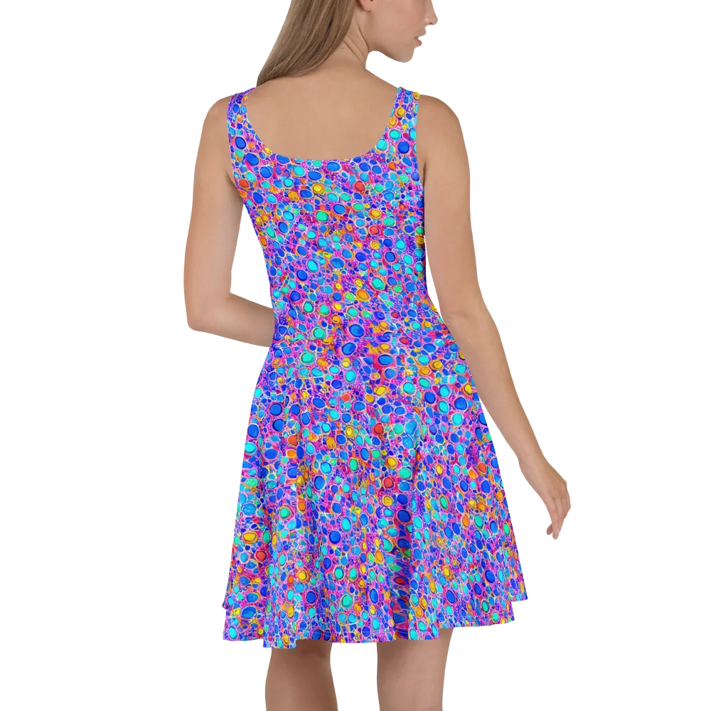 Prism Pollen on Skater Dress — Back