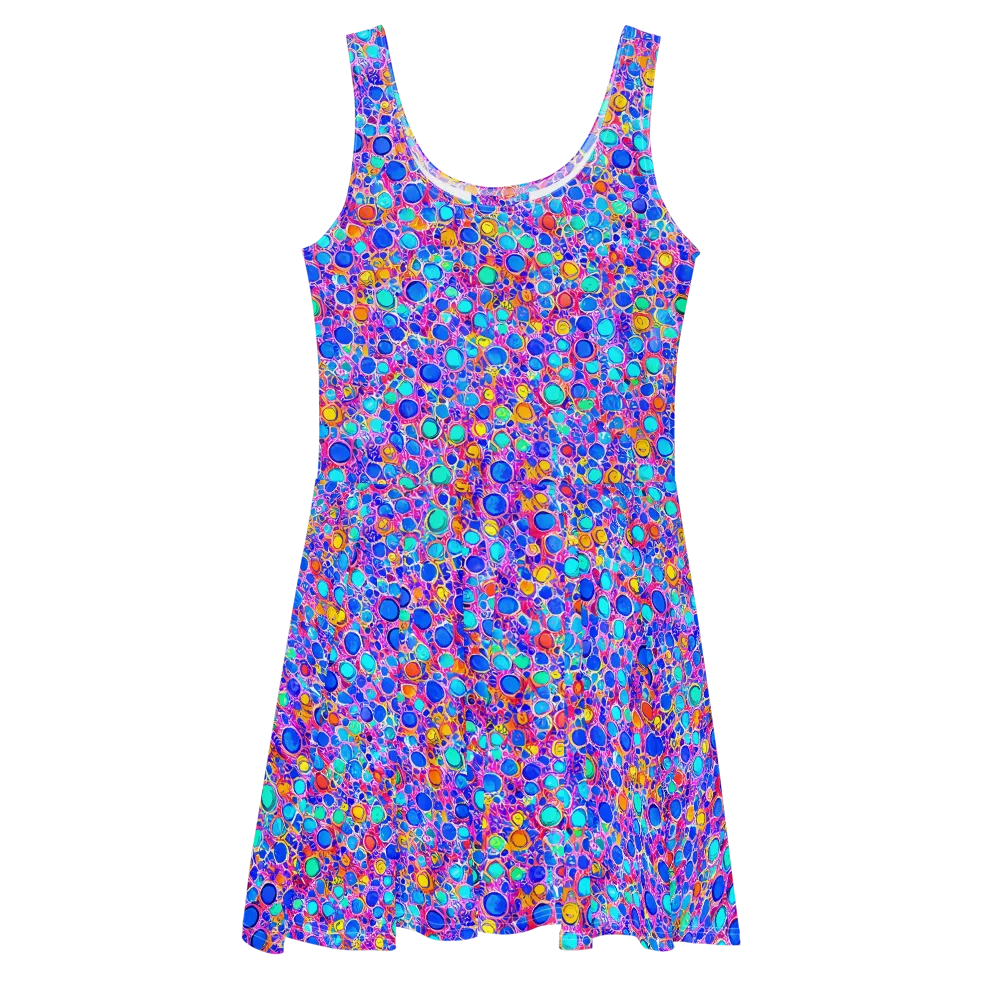 Prism Pollen on Skater Dress — Front