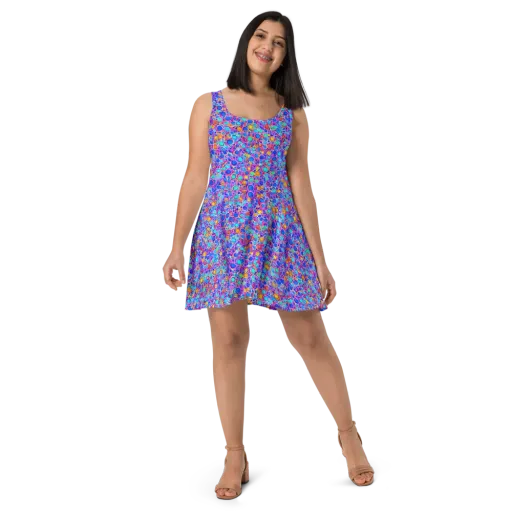 Prism Pollen on a Skater Dress