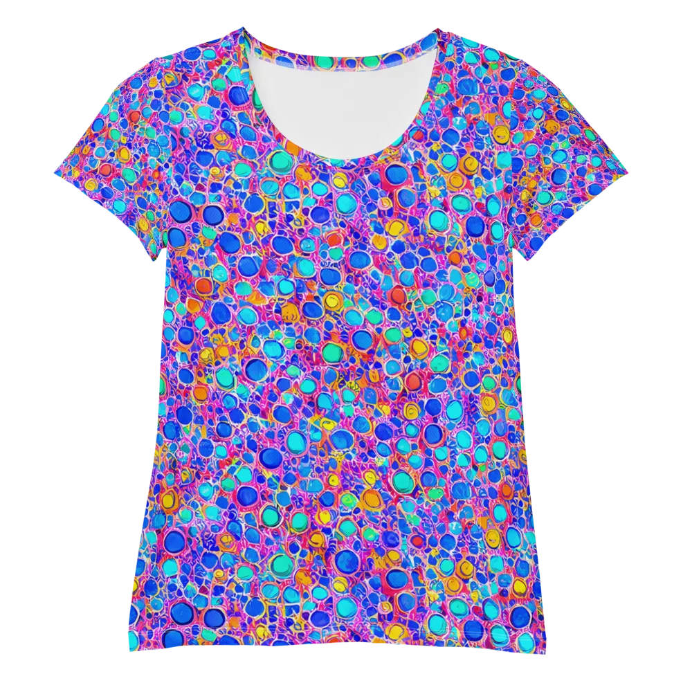 Prism Pollen on Women's Athletic T-Shirt — Front