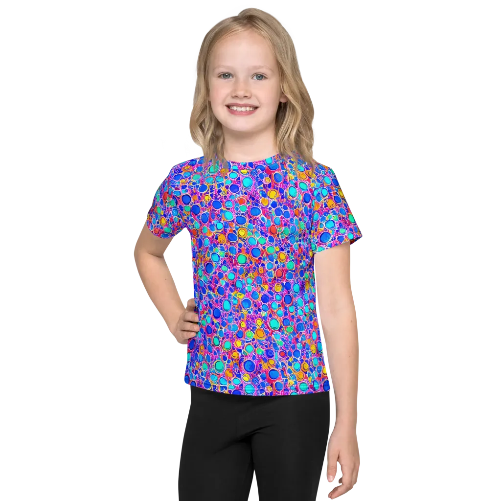 Prism Pollen on Kids Crew Neck T-Shirt — Front
