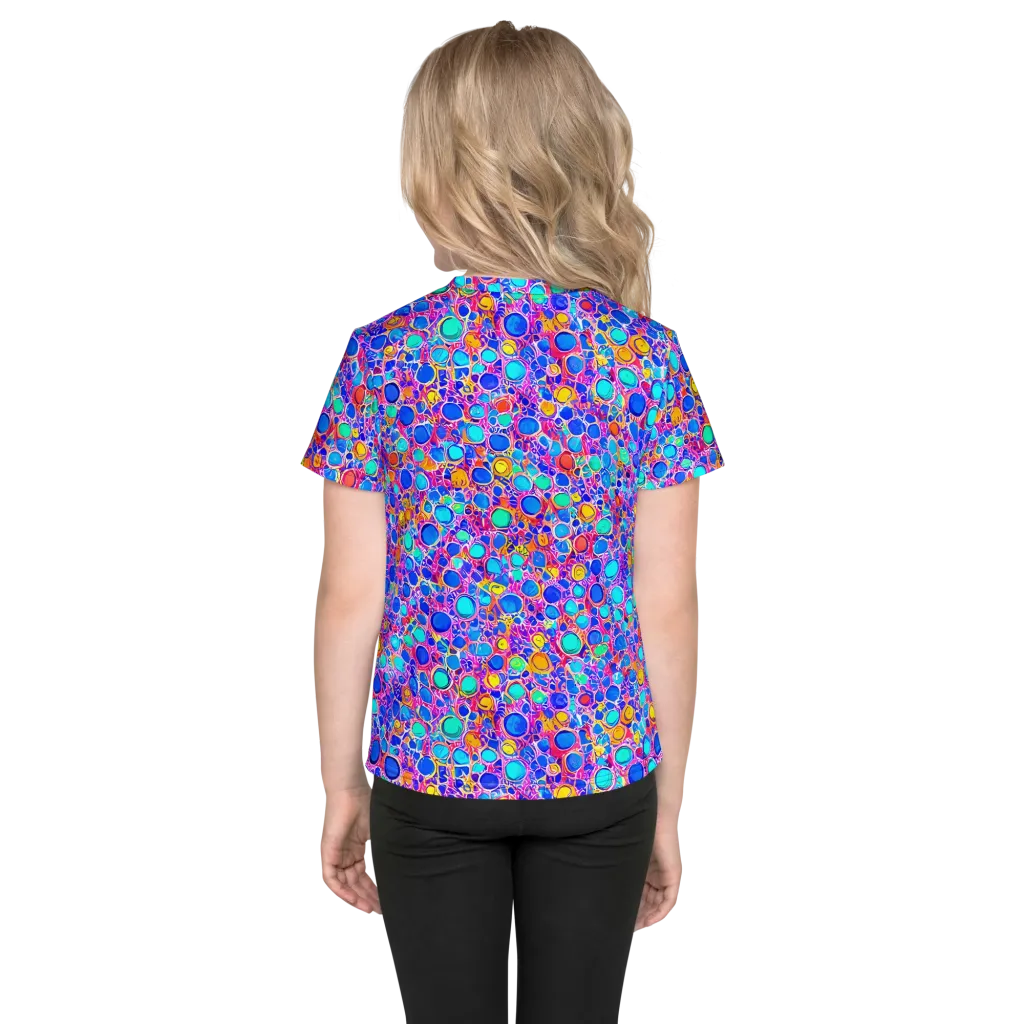 Prism Pollen on Kids Crew Neck T-Shirt — Back
