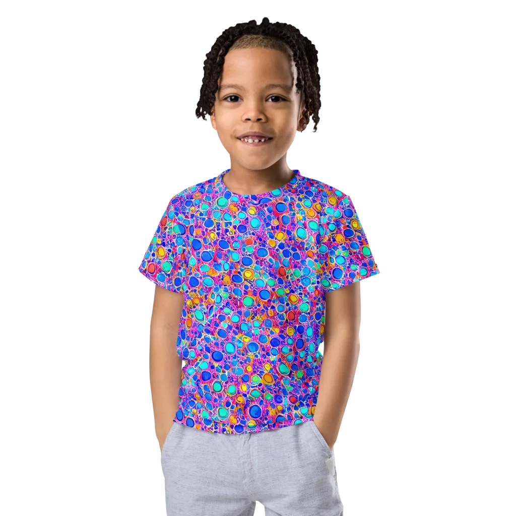 Prism Pollen on Kids Crew Neck T-Shirt — Front