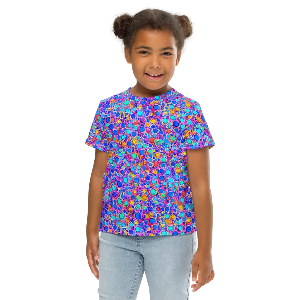 Prism Pollen on Kids Crew Neck T-Shirt — Front
