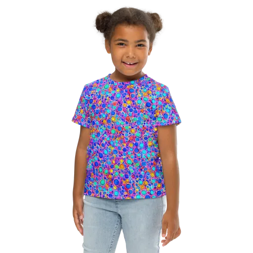 Prism Pollen on a Kids Crew Neck T-Shirt