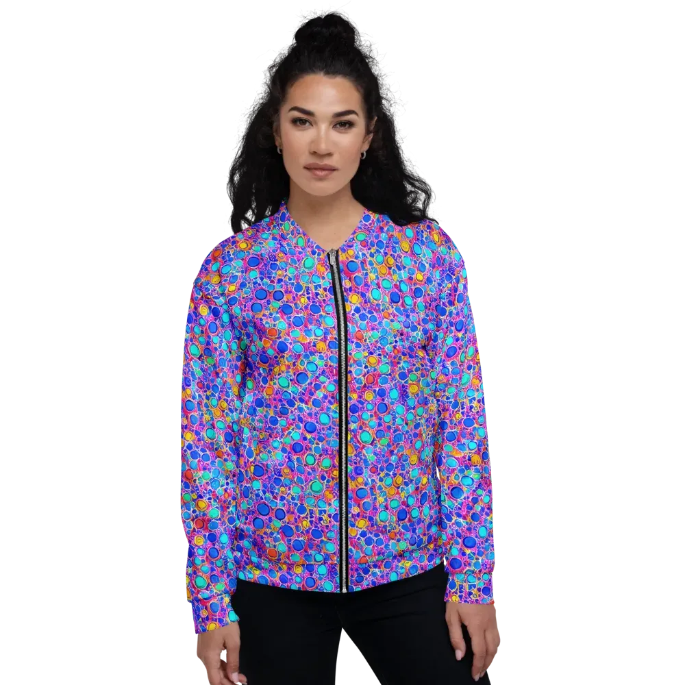 Prism Pollen on Bomber Jacket — Front
