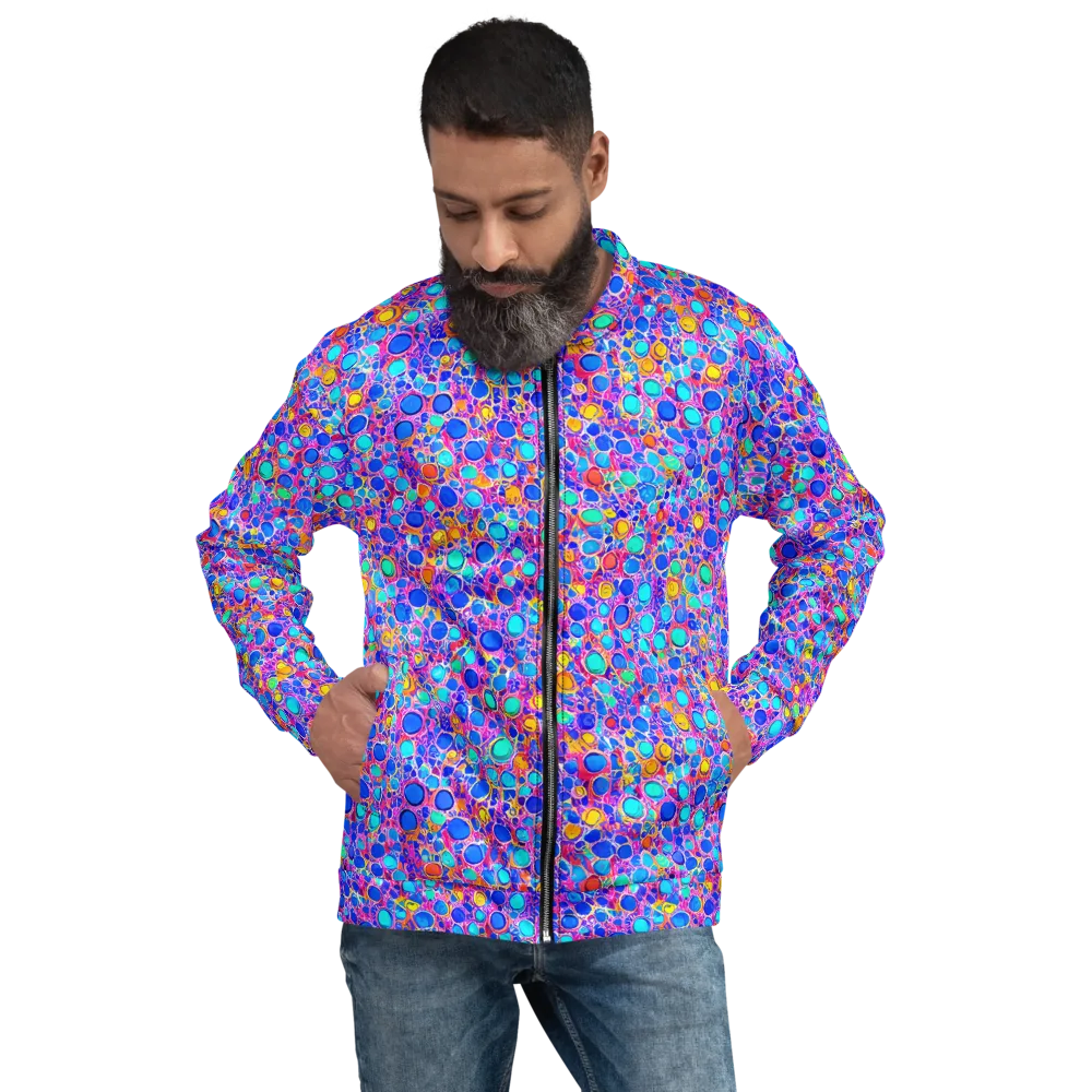 Prism Pollen on Bomber Jacket — Front