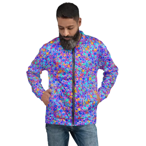 Prism Pollen on a Bomber Jacket