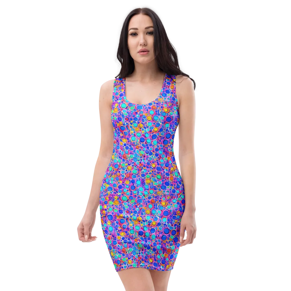 Prism Pollen on Bodycon Dress — Front