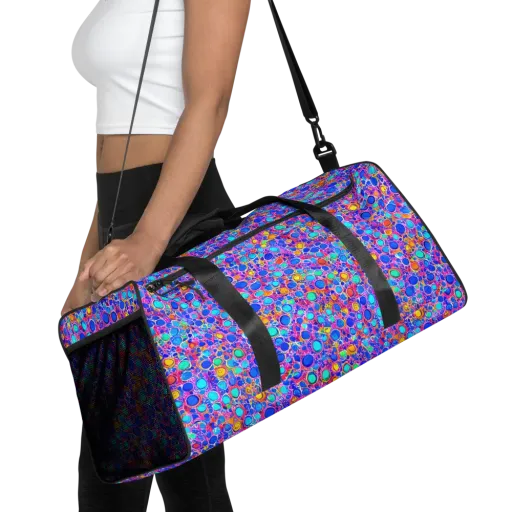 Prism Pollen on a Duffle Bag