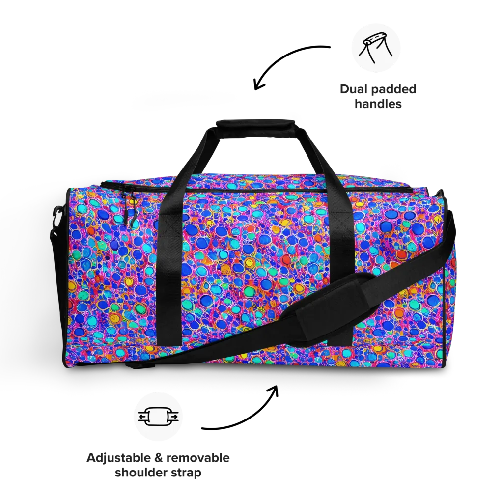Prism Pollen on Duffle Bag — Front