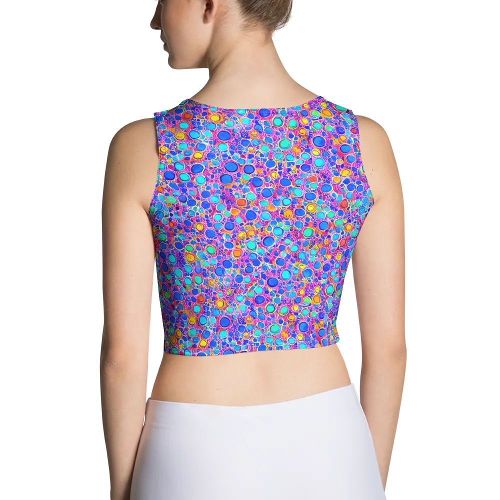 Prism Pollen on Crop Top — Back