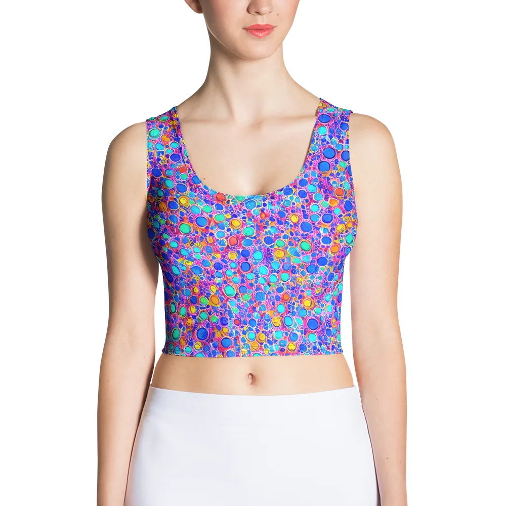 Prism Pollen on Crop Top — Front
