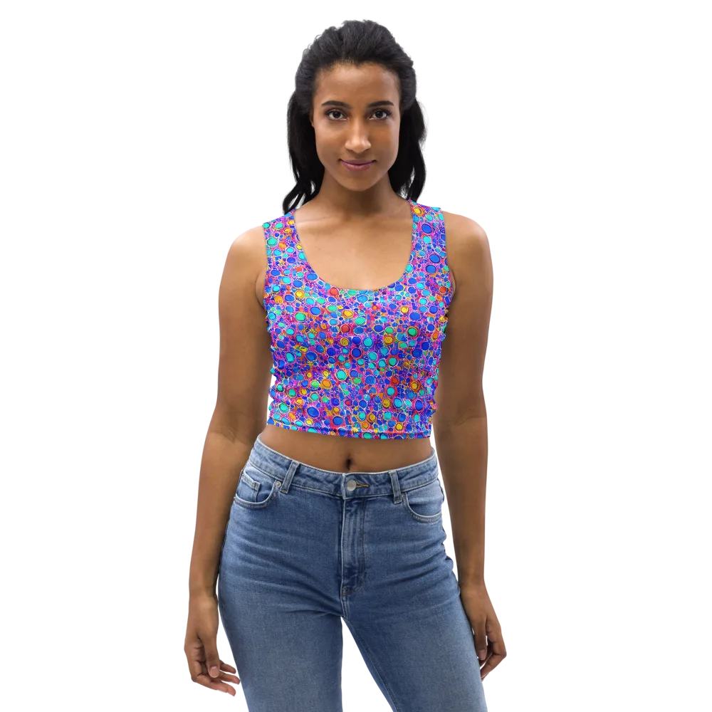 Prism Pollen on Crop Top — Front