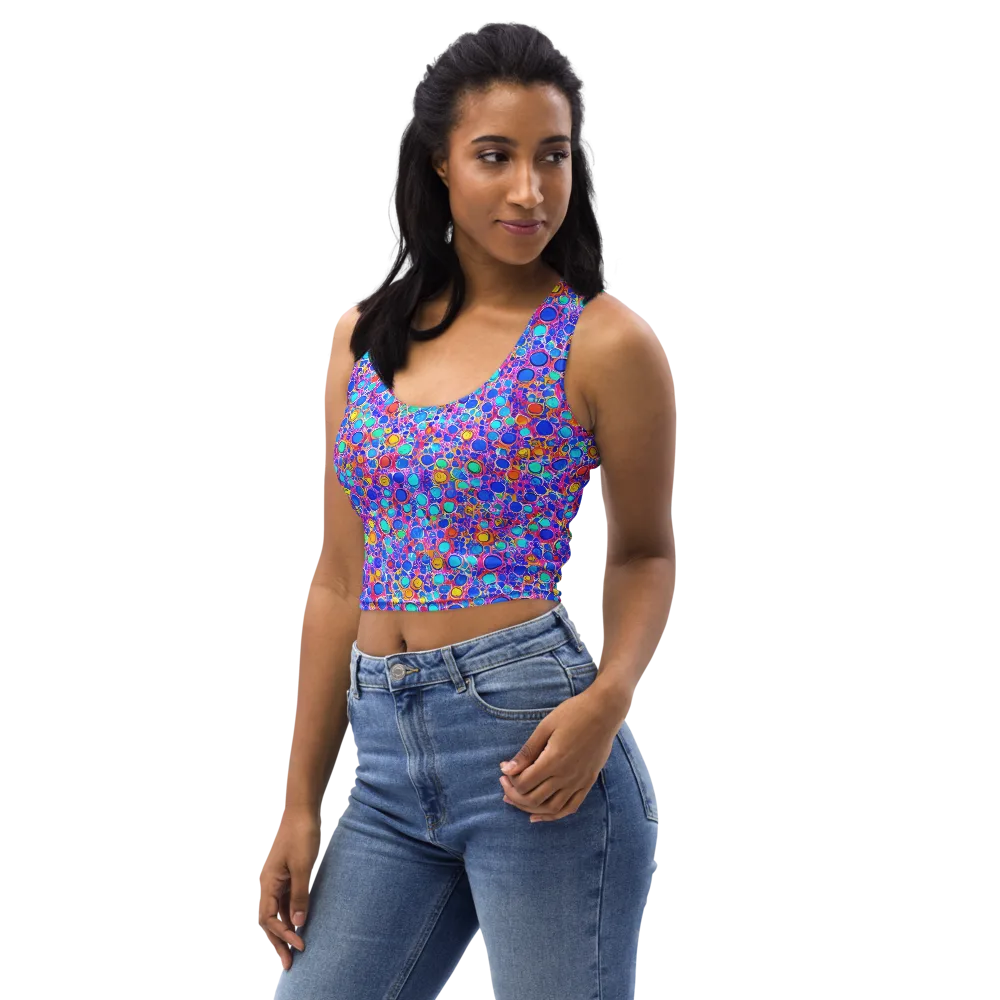 Prism Pollen on Crop Top — Left Front