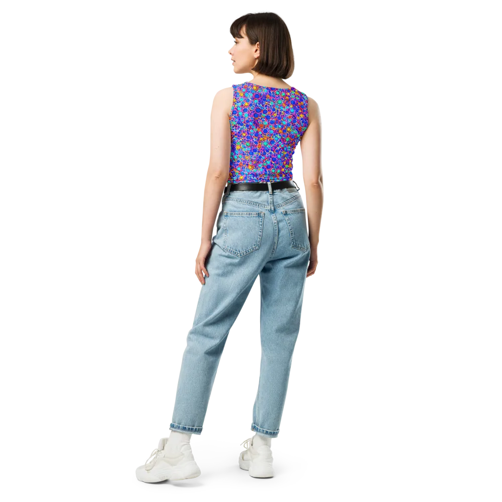 Prism Pollen on Crop Top — Back