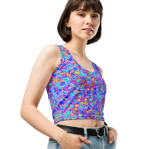 Prism Pollen on a Crop Top