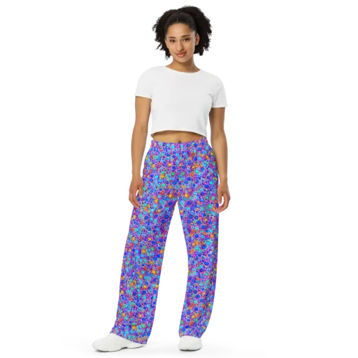 Prism Pollen on a Wide-Leg Pants