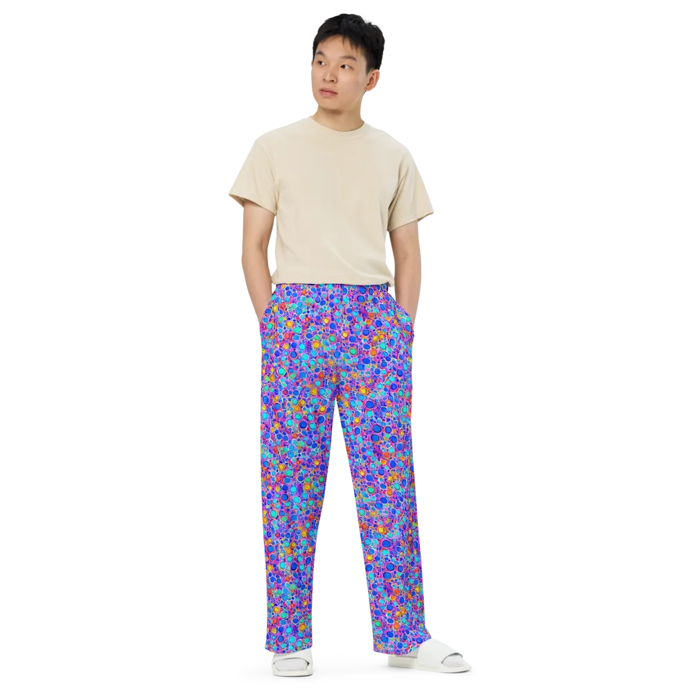 Prism Pollen on Wide-Leg Pants — Front