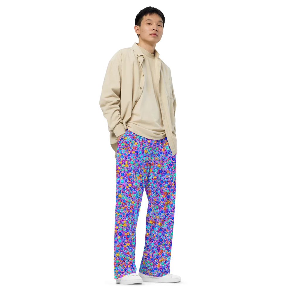 Prism Pollen on Wide-Leg Pants — Right Front