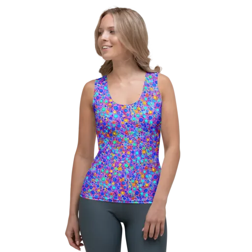 Prism Pollen on a Women's Tank Top