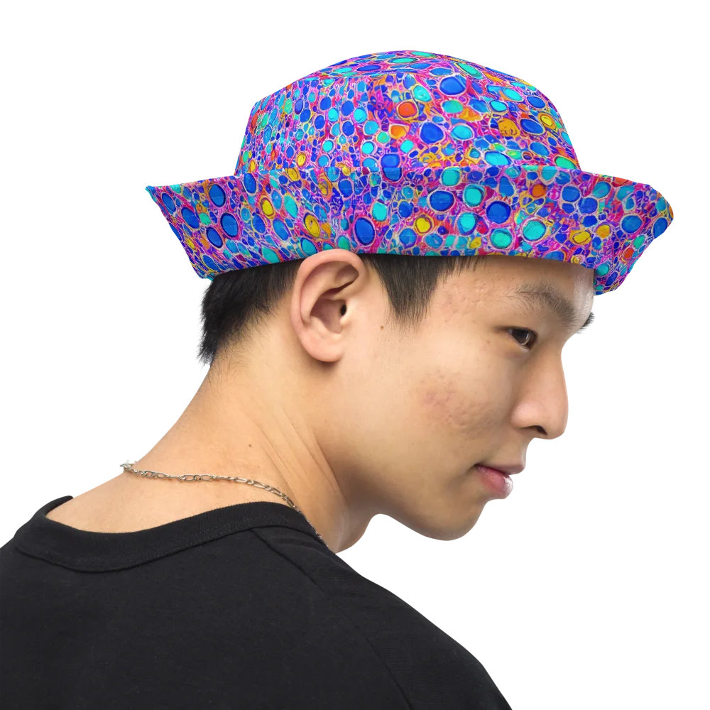 Prism Pollen on Reversible Bucket Hat — Right Outside