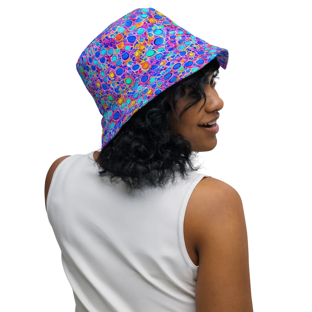 Prism Pollen on Reversible Bucket Hat — Right Outside