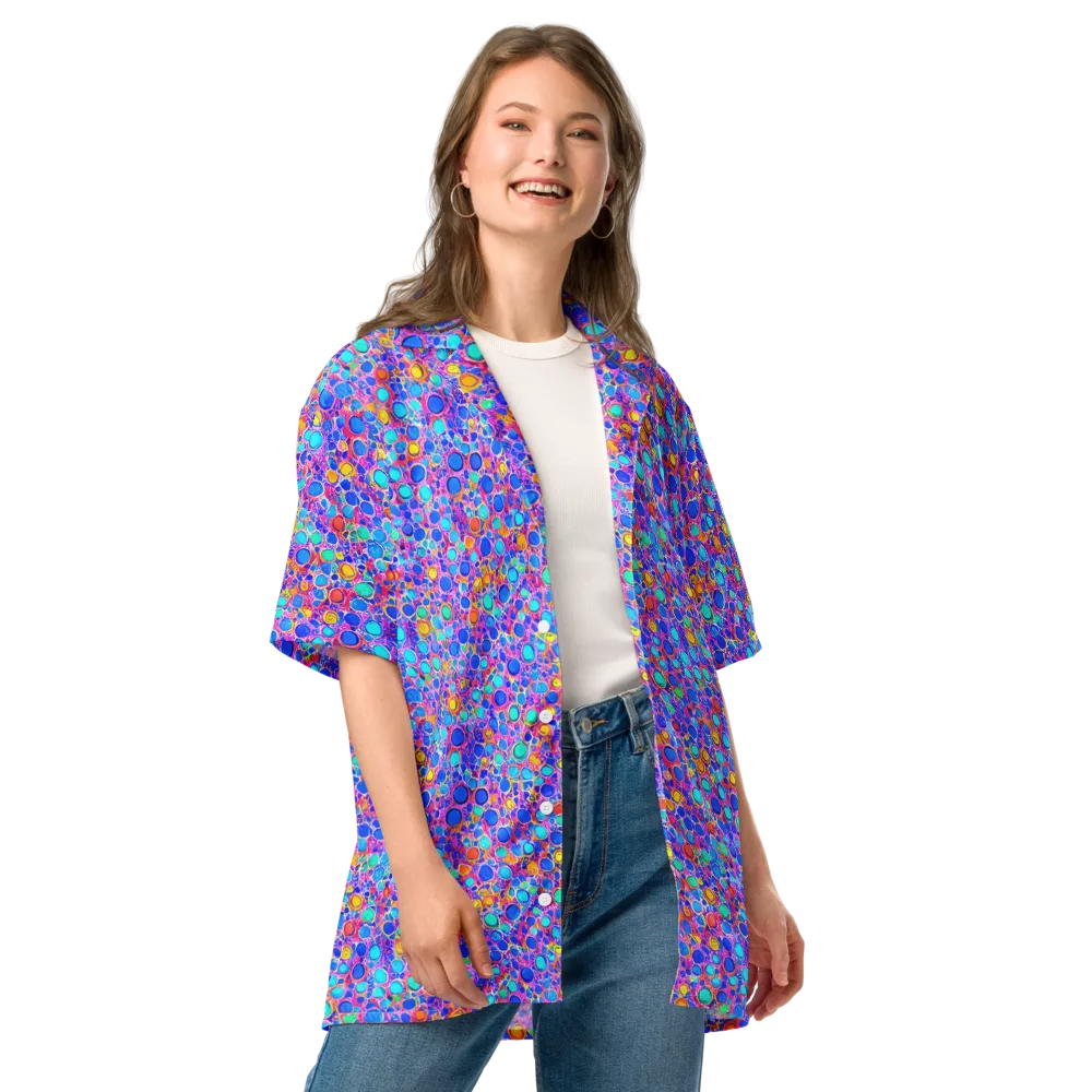 Prism Pollen on Button Shirt — Front