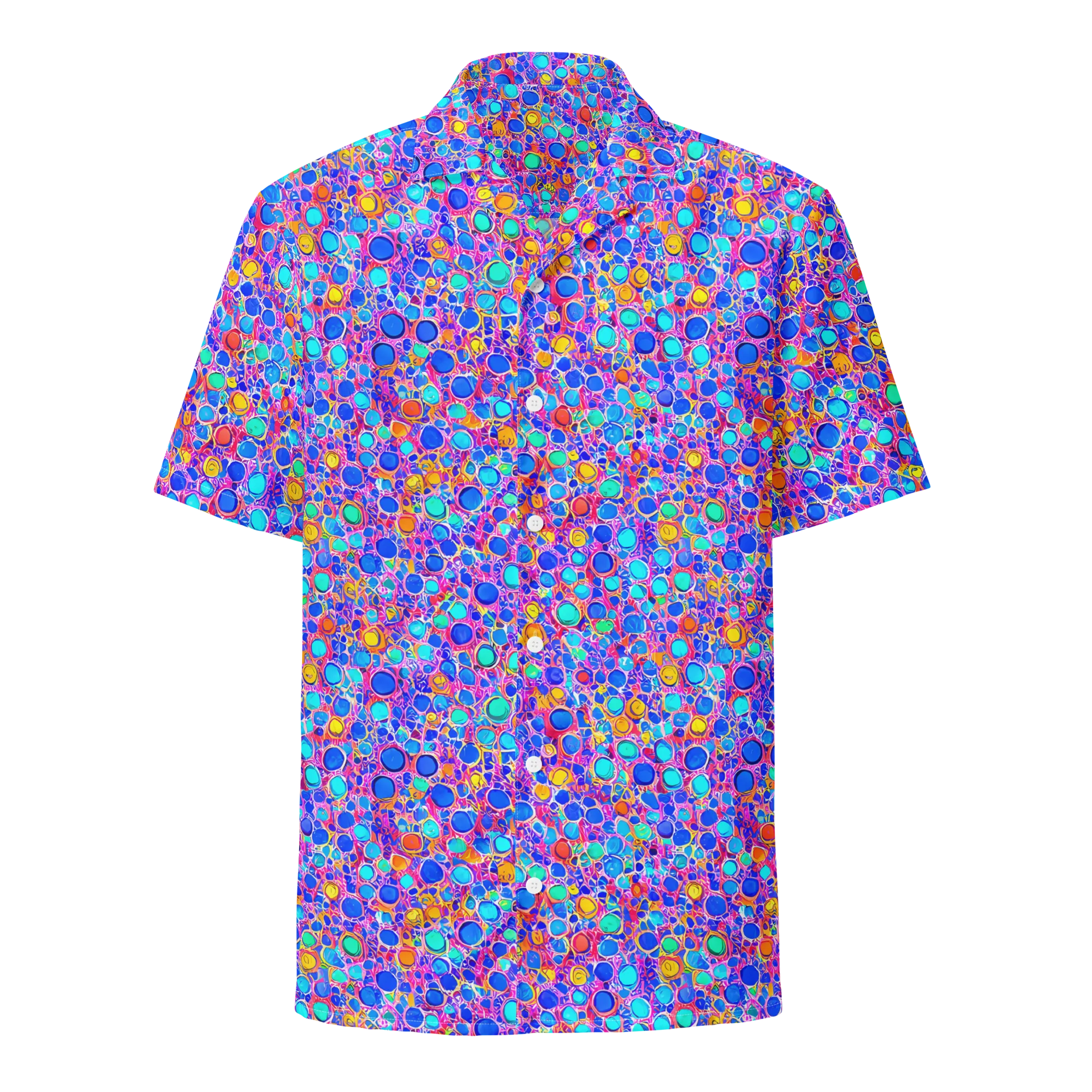 Prism Pollen on Button Shirt — Front