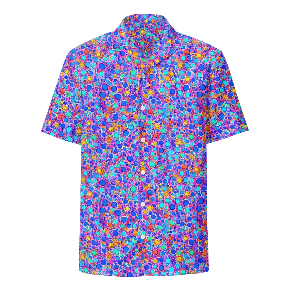 Prism Pollen on Button Shirt — Front