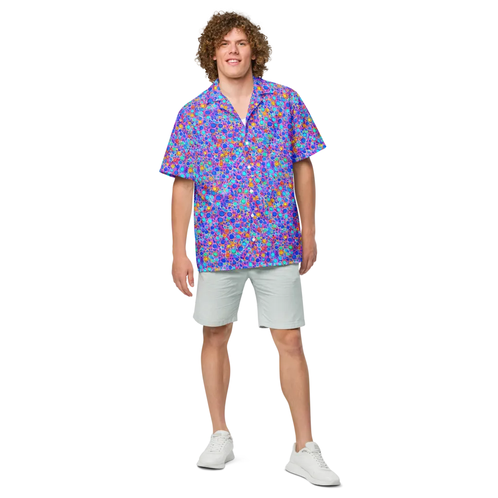 Prism Pollen on Button Shirt — Front