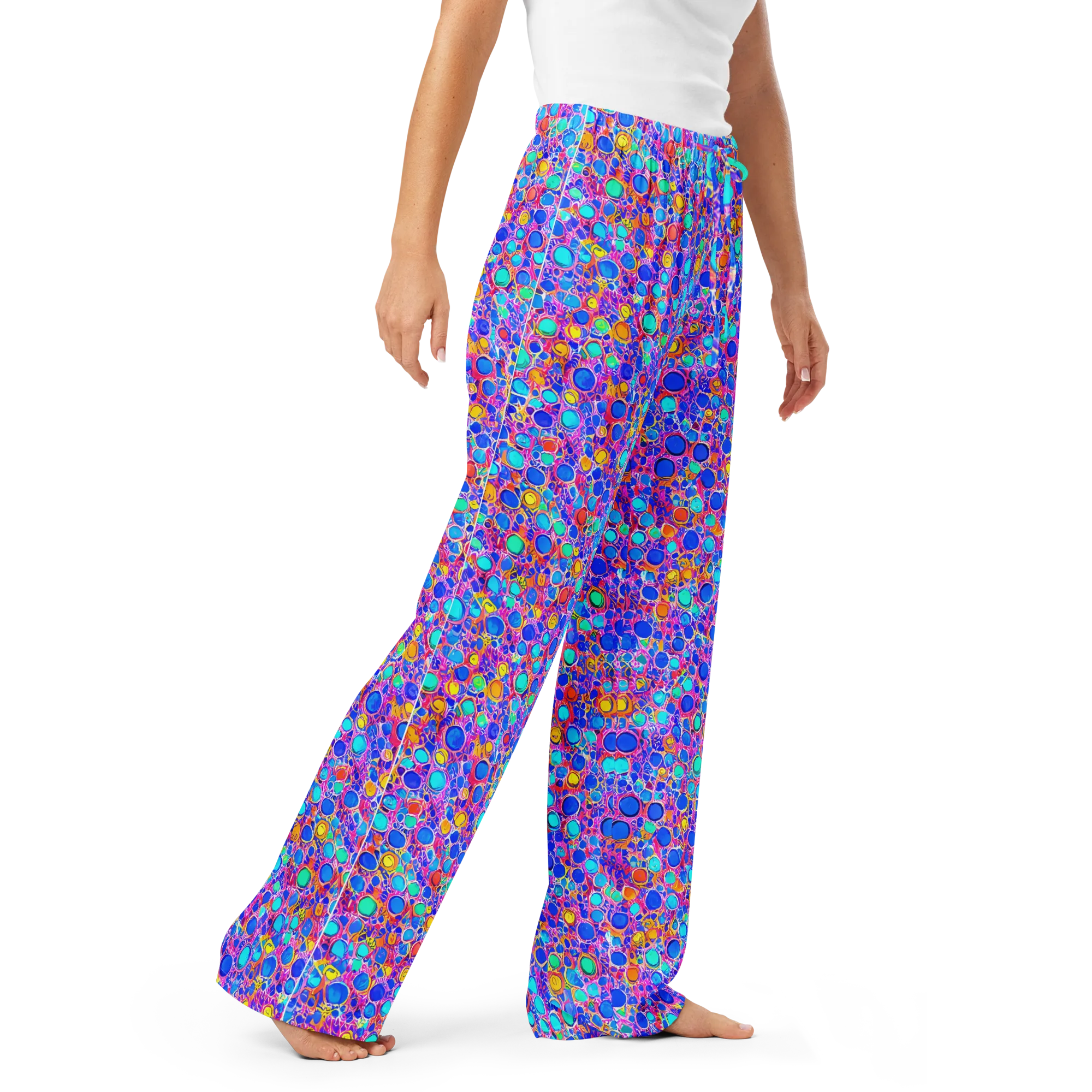 Prism Pollen on Women's Pajama Pants — Right Front