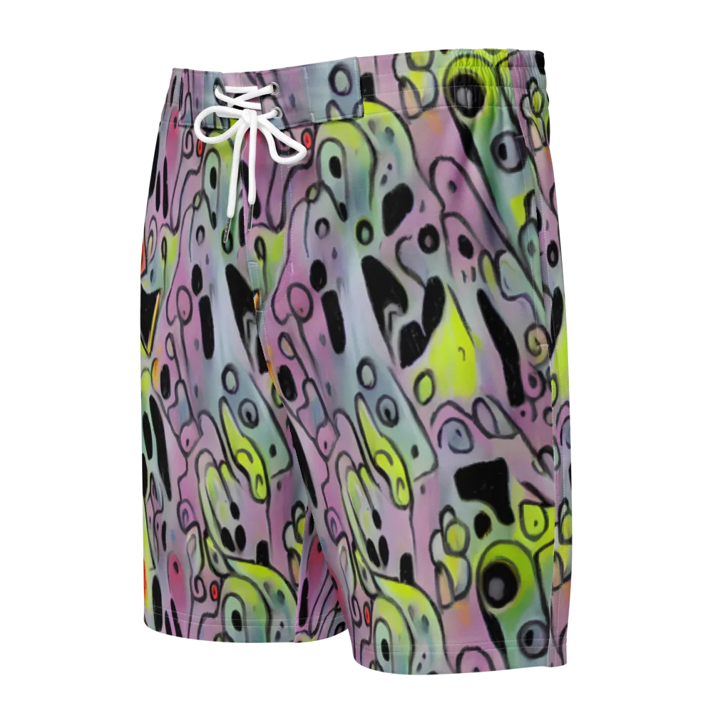 Pastel Mayhem on Men's Board Shorts — Front