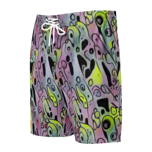Pastel Mayhem on a Men's Board Shorts