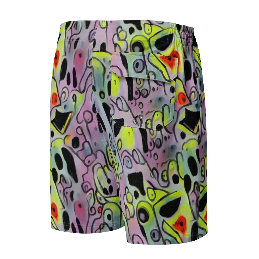Pastel Mayhem on Men's Board Shorts — Back