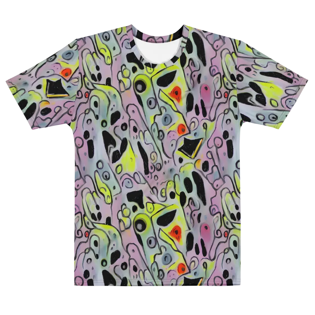 Pastel Mayhem on Men's Cotton Crew Neck T-Shirt — Front