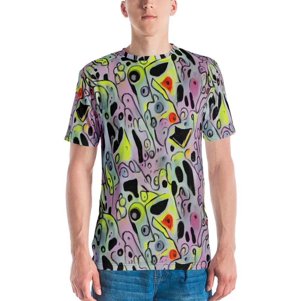 Pastel Mayhem on Men's Crew Neck T-Shirt — Front