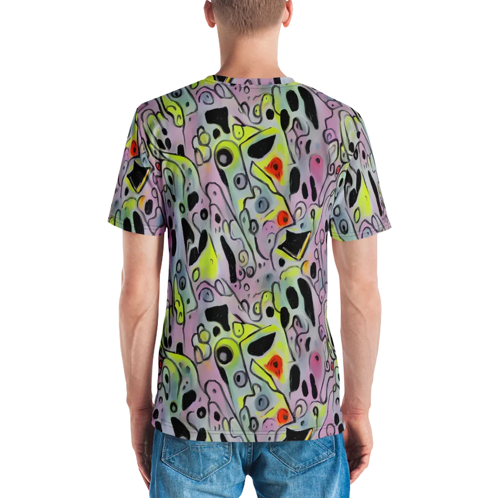 Pastel Mayhem on Men's Crew Neck T-Shirt — Back