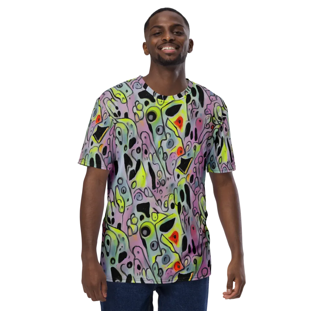 Pastel Mayhem on Men's Crew Neck T-Shirt — Front