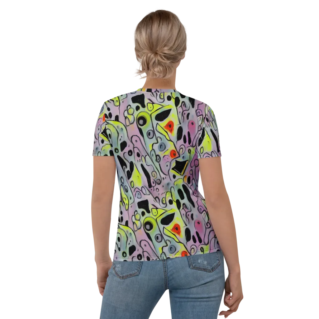 Pastel Mayhem on Women's Crew Neck T-Shirt — Back