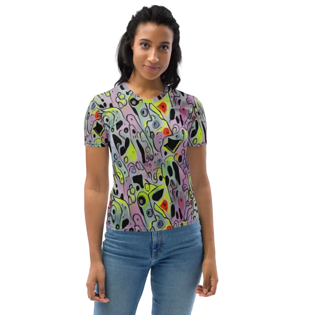 Pastel Mayhem on Women's Crew Neck T-Shirt — Front