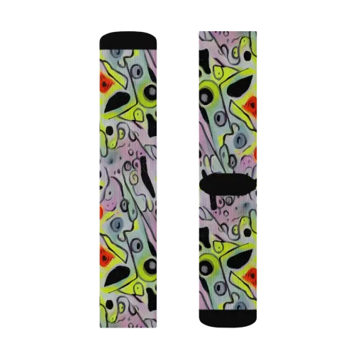 Pastel Mayhem on a Socks