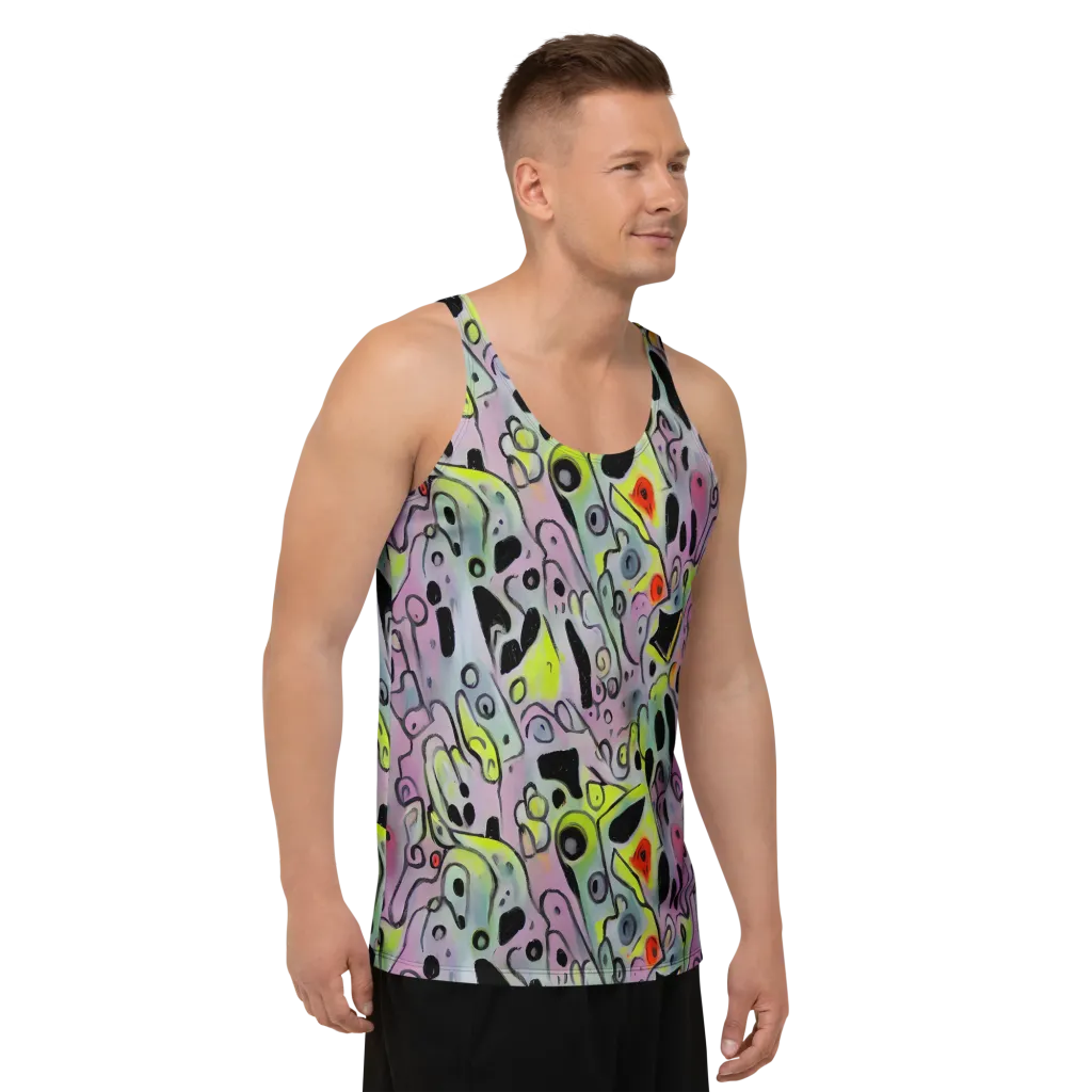 Pastel Mayhem on Men's Tank Top — Right Front