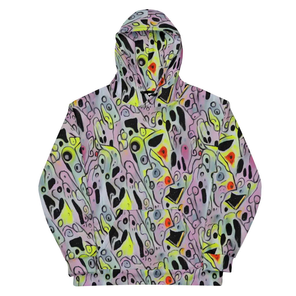 Pastel Mayhem on Cotton Hoodie — Front